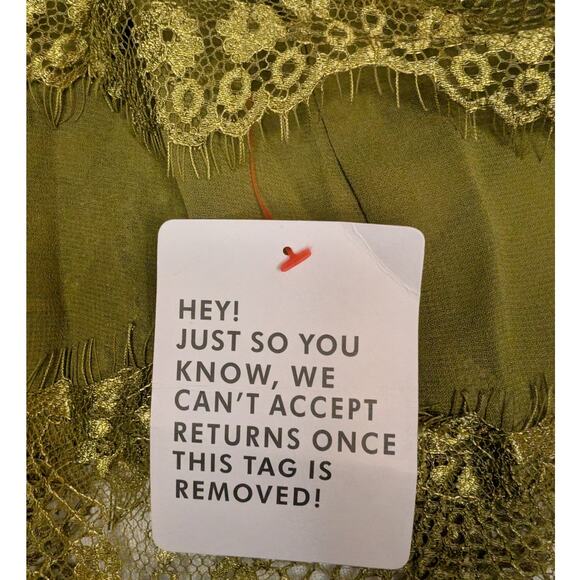 ASOS Cami Tiered Ruffle Mini Olive Dress Size 8 - Picture 6 of 16